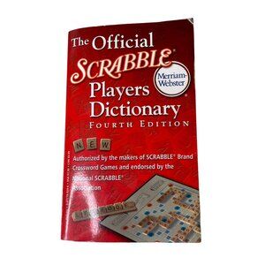 Scrabble Players Dictionary Official Fourth Edition 2005 u Merriam Webster Paper